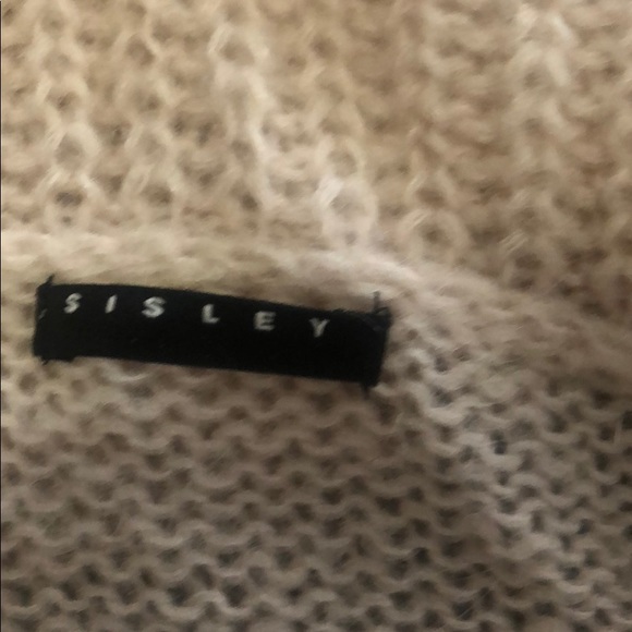 Small Sisley alpaca pale pink sweater - Picture 5 of 7